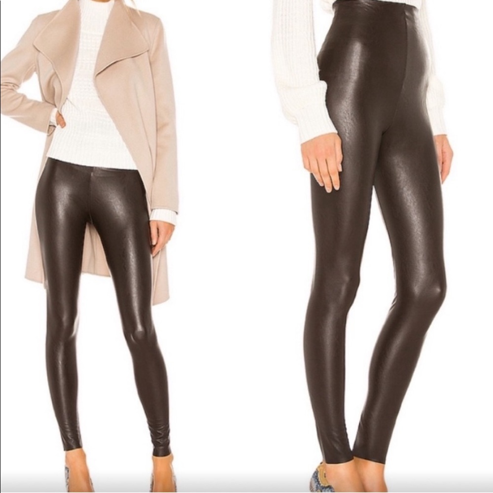 Commando High Rise Control Faux Leather Leggings
